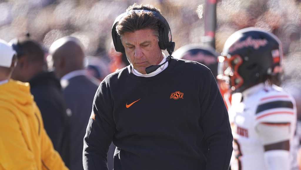 Oklahoma State holds news conference on Mike Gundy's departure