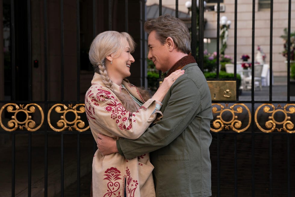 only murders in the building “my best friend’s wedding” the final answers to our season are revealed but not before the trio faces mortal danger and an arconia wedding. (disney/patrick harbron)meryl streep, martin short