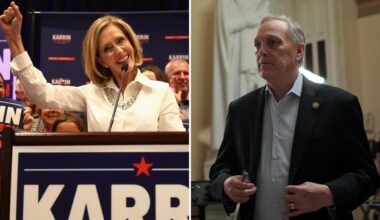 New polling on the Arizona governor's race shows Karrin Taylor Robson leading U.S. Rep. Andy Biggs ...