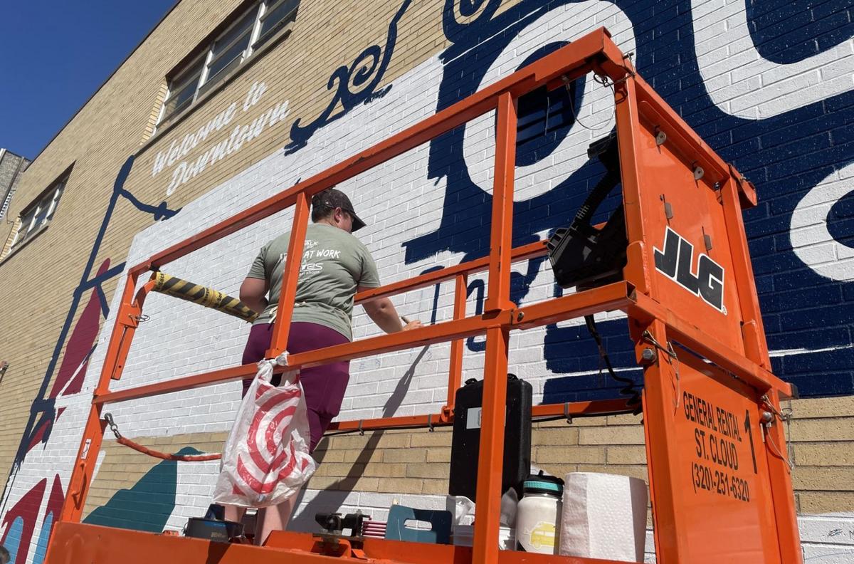 Meet The Artist Behind St. Cloud's New Downtown Mural