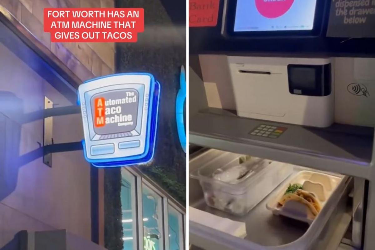 Fort Worth’s Taco ATM Serves Hot Food in Seconds