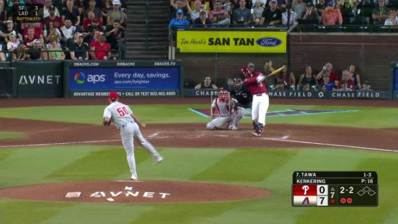 Corbin Carroll has 4 RBIs and Diamondbacks close in on NL wild card with 9-2 win over Phillies