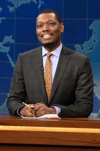 Dana Edelson/NBCU Photo Bank/NBCUniversal via Getty Michael Che on 'Saturday Night Live' in 2015