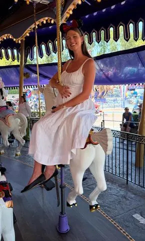 Karlie Kloss/Instagram Karlie Kloss on a carousel