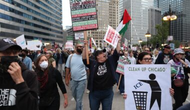 Thousands March Downtown To Protest Trump's Deportation Threats