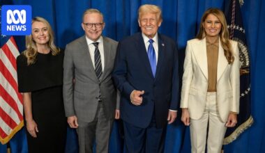 White House releases photo of Donald Trump and Anthony Albanese