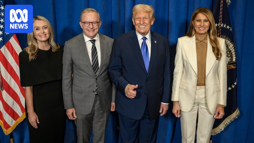 White House releases photo of Donald Trump and Anthony Albanese