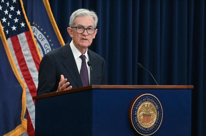 US Federal Reserve Chair Jerome Powell speaks at a news conference at the Federal Reserve headquarters, following the Federal Open Market Committee (FOMC) meeting in Washington, DC, on September 17, 2025. 