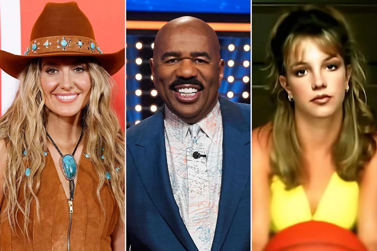 Singer Lainey Wilson shocks “Family Feud” host Steve Harvey with perfect answer to Britney Spears question