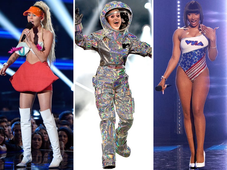 Miley Cyrus vs. Katy Perry vs. Megan Thee Stallion -- VMAs Hosts Edition