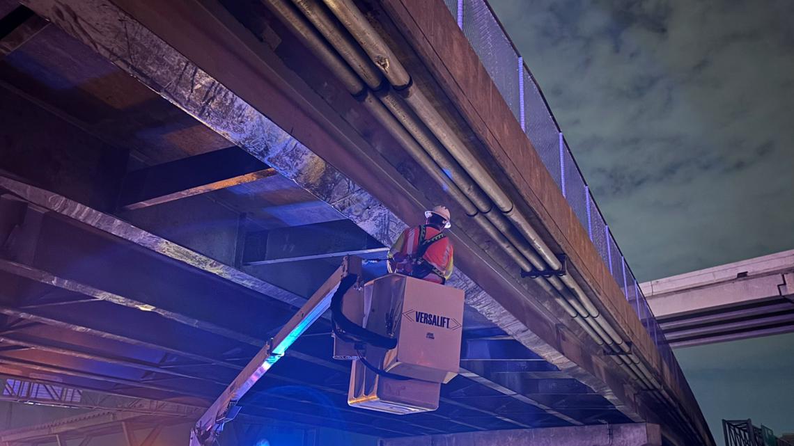 Second truck strikes Houston Avenue bridge on I-10 this week