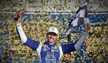 Chase Elliott steals win at wild Hollywood Casino 400