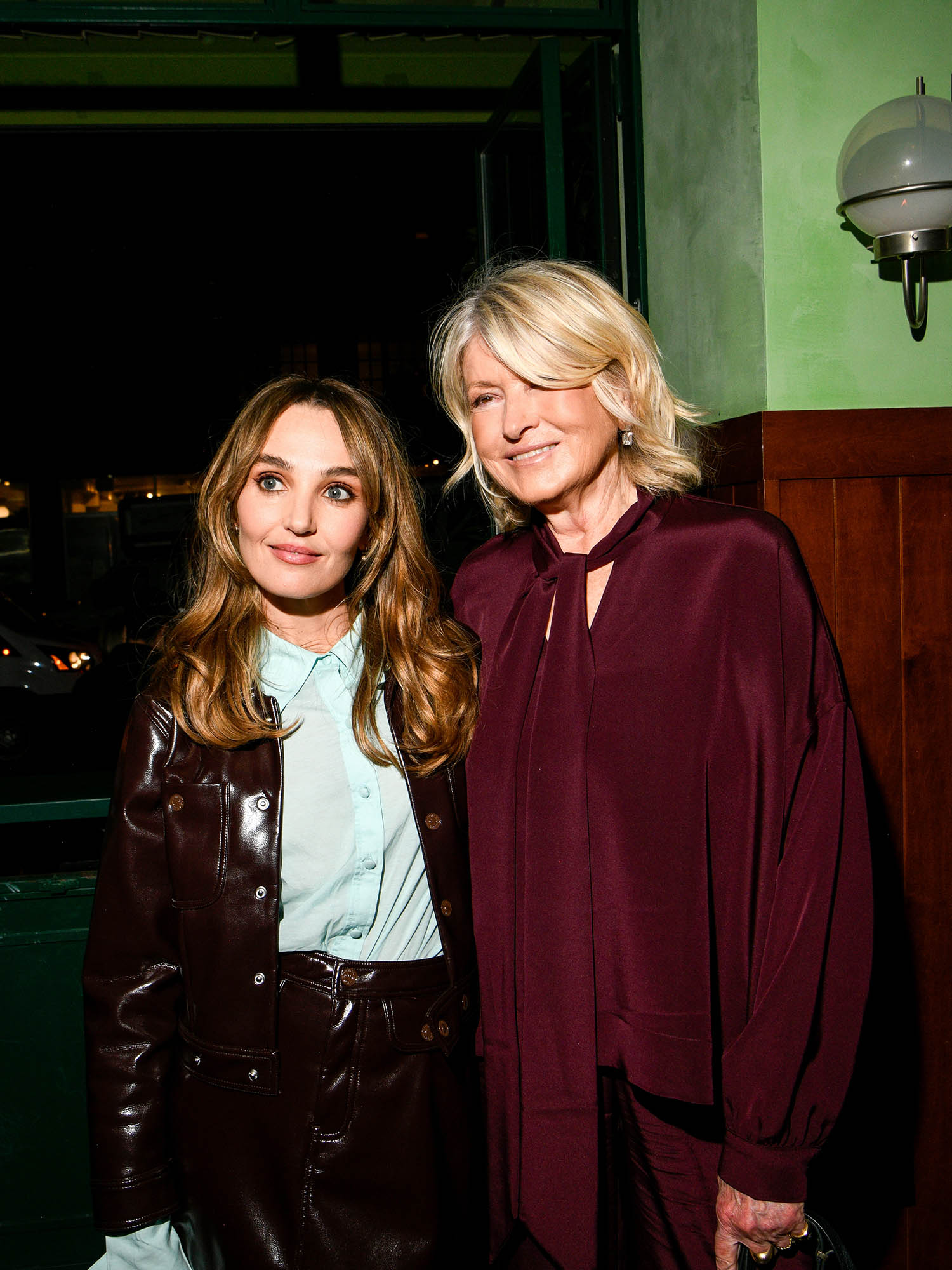 Chloe Fineman and Martha Stewart at the Chloe Fineman x Mother collaboration launch