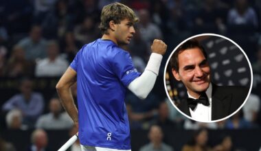 What Flavio Cobolli was overheard saying about Roger Federer in his match with Joao Fonseca at the Laver Cup