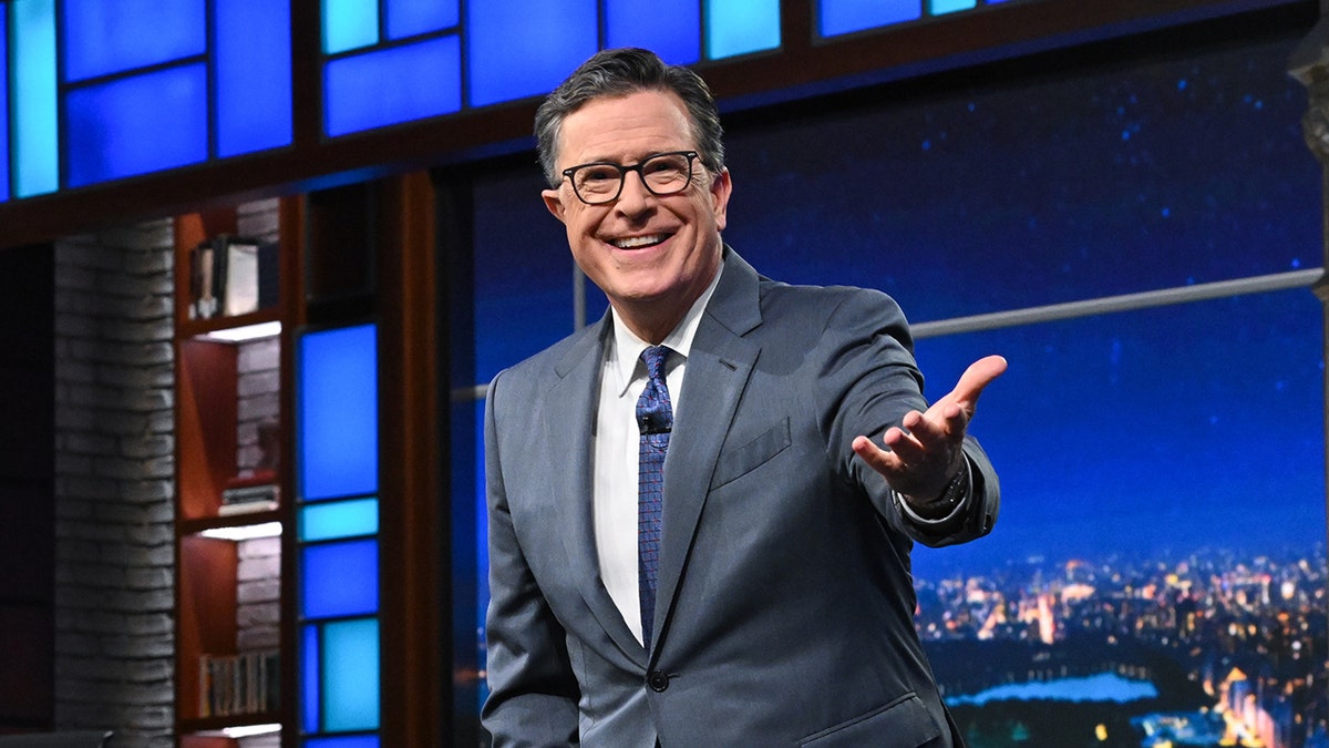 Late-night host Stephen Colbert