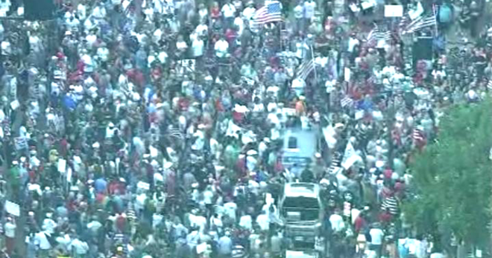 Hundreds gather in Fort Worth to honor Charlie Kirk with prayer, speeches and calls for unity