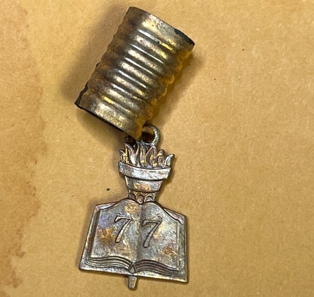 Part of Karen Schepers’ 1977 graduation tassel from Sycamore High...