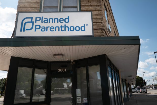 A Planned Parenthood clinic, Sept. 25, 2025, in Kenosha. Planned Parenthood of Wisconsin said it will stop scheduling abortion appointments beginning Oct. 1. (Scott Olson/Getty)
