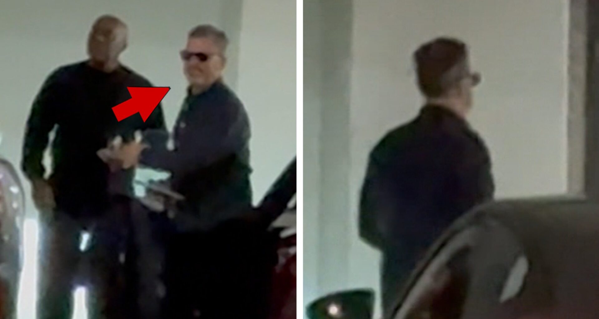 Jimmy Kimmel Pops Up With Security at Lawyers' Offices After Suspension