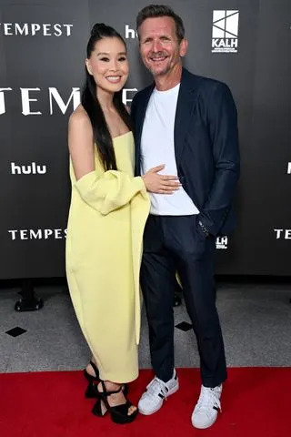 Michael Kovac/Getty Alicia Hannah-Kim and Sebastian Roché