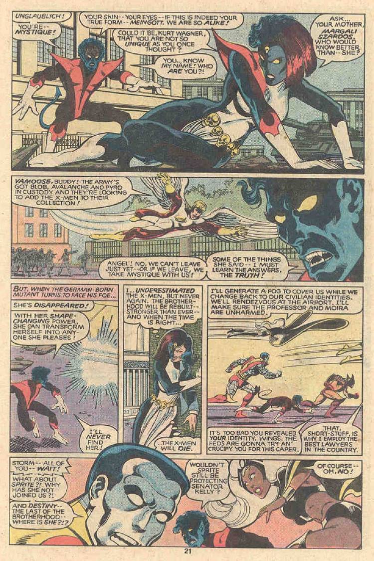 The X-Men fight the evil mutants