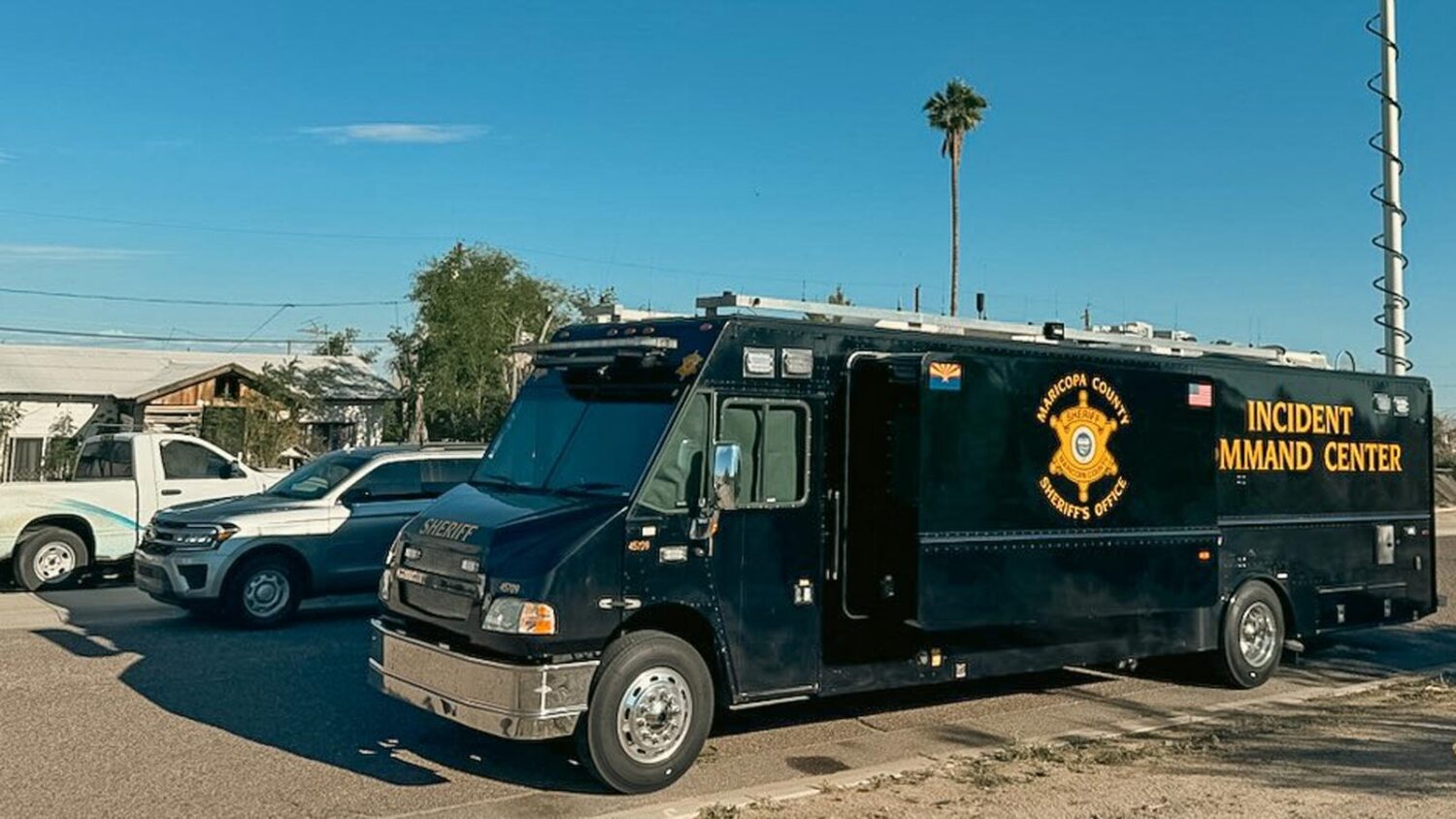 MCSO is investigating a deadly shooting in the East Valley town of Guadalupe. (MCSO photo via X)...