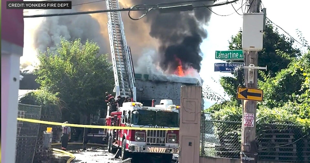 Another chemical fire erupts at Yonkers warehouse just over 2 weeks after previous fire, officials say