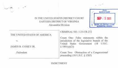 Read the Indictment of James Comey