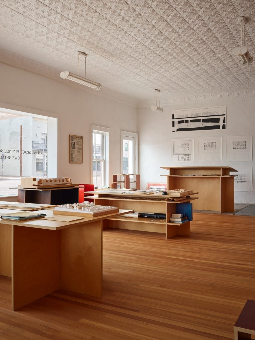 Donald Judd office in Marfa