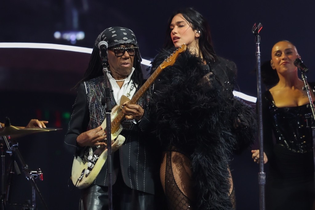 Dua Lipa, Nile Rodgers Perform Chic’s 'Le Freak' at New York MSG Show