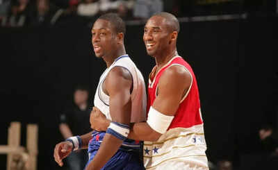 Dwyane Wade and Kobe Bryant (Image via Getty Images) “He is vicious, he is mean”- Kobe Bryant admitted Dwyane Wade was one of the toughest players to guard