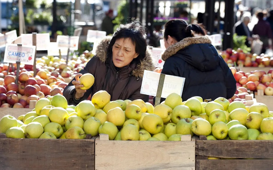 People only need one or two apples a day to reap their benefits (AFP via Getty Images)