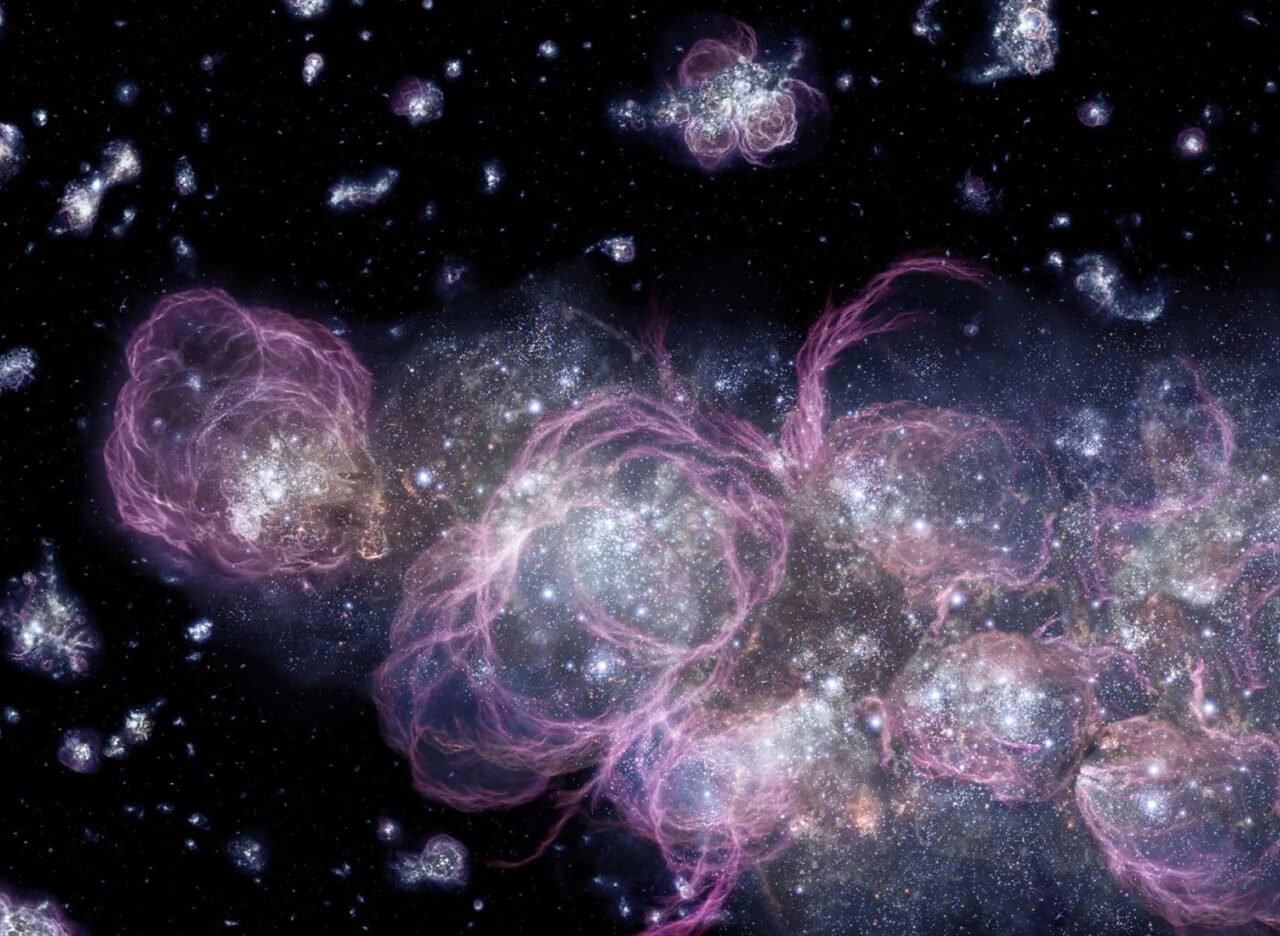 Early Universe Artist Impression