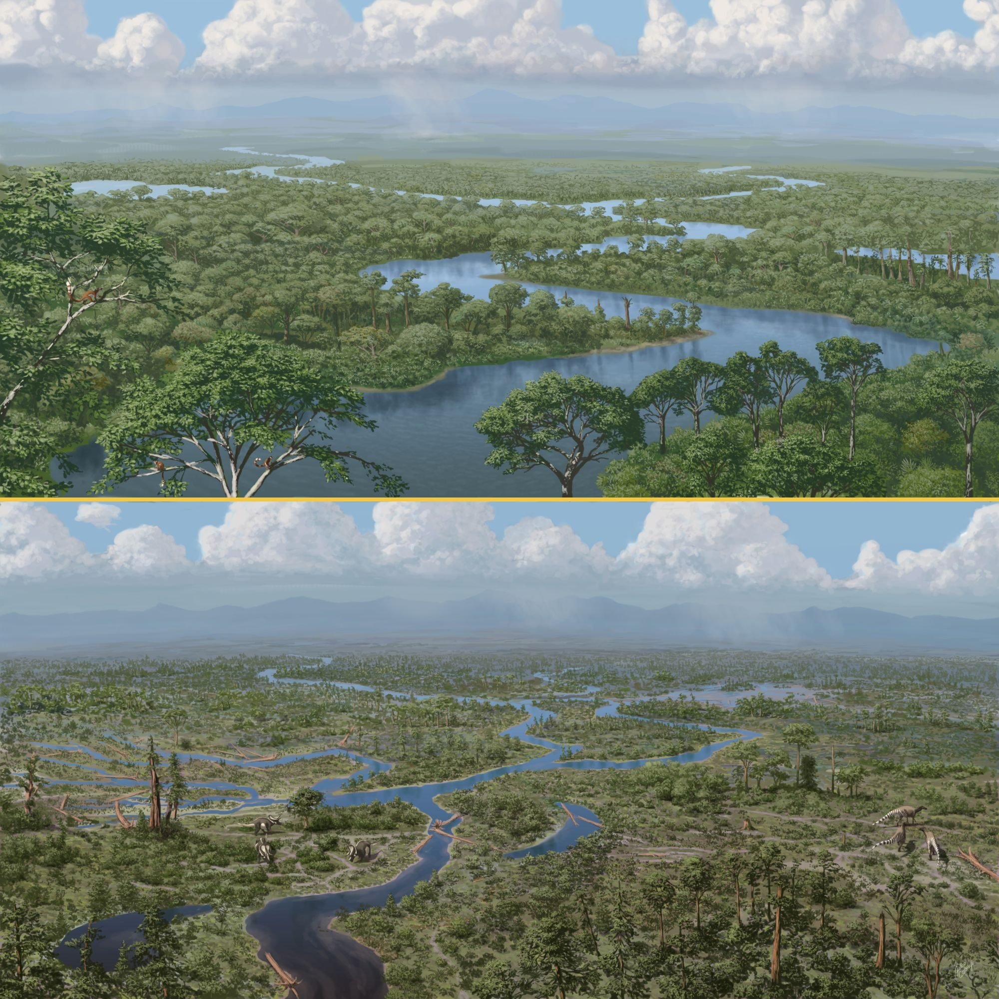 Ecosystem Before And After Dinos