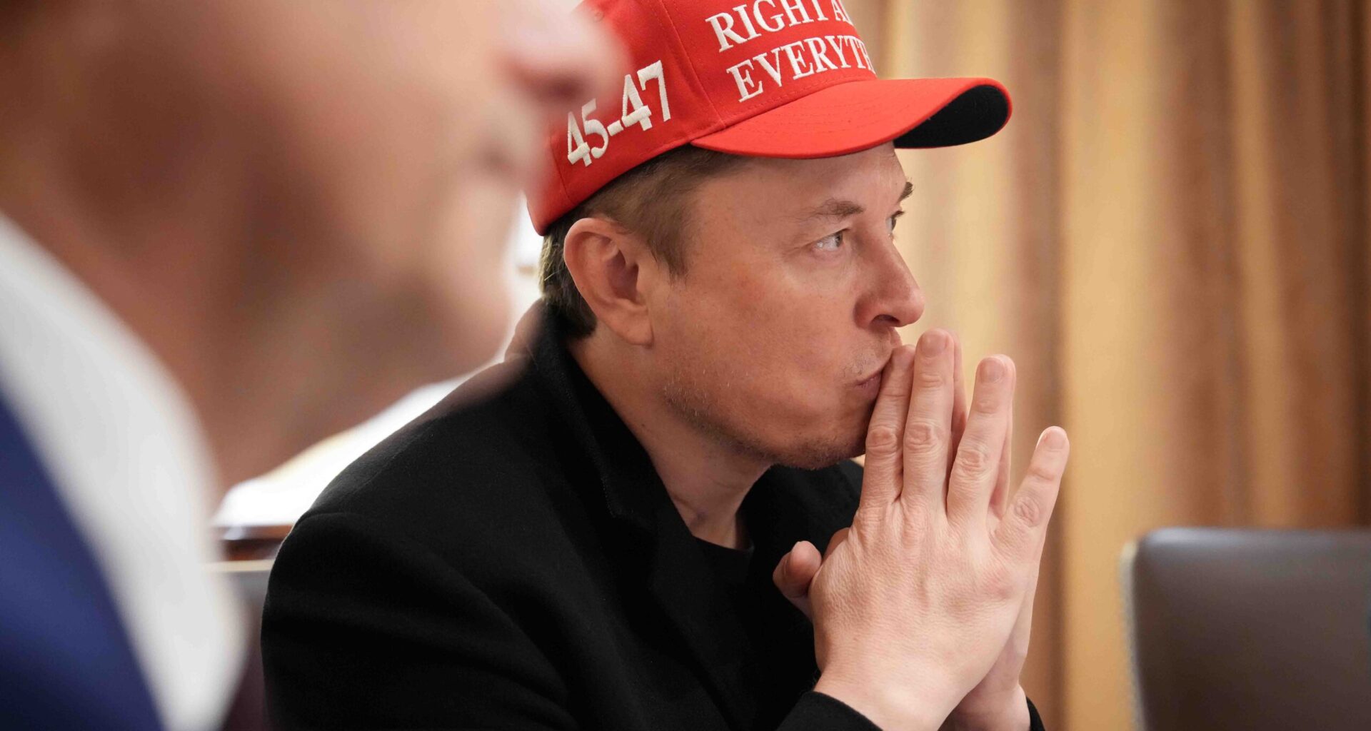 Elon Musk during a Cabinet meeting at the White House, March 24, 2025. (Win McNamee/Getty Images)