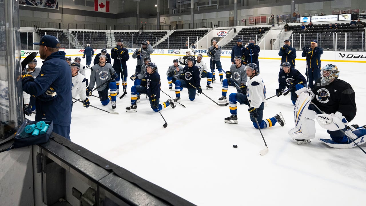 Blues begin training camp on Sept. 18