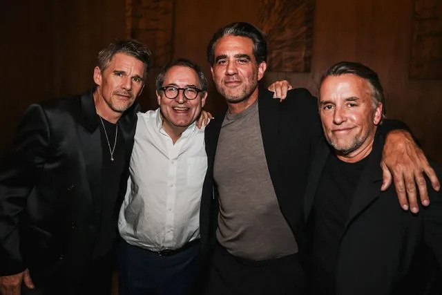 Mathew Tsang/Getty Ethan Hawke, Michael Barker, Bobby Cannavale and Richard Linklater