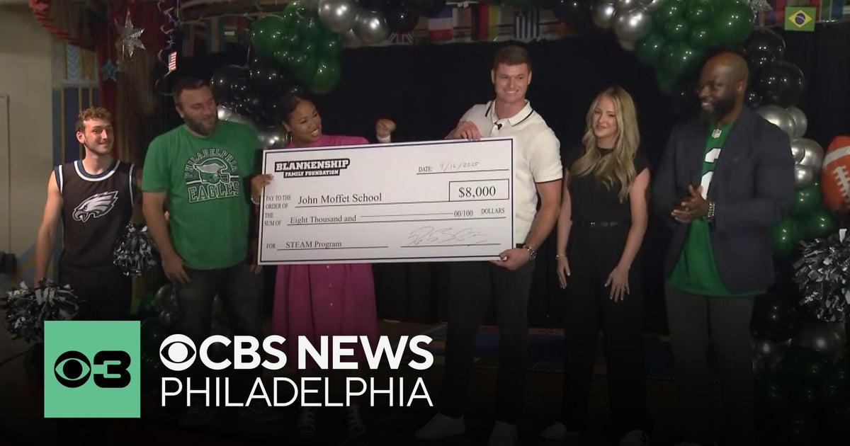 Eagles safety Reed Blankenship donates $8,000 to STEAM program at John Moffet School