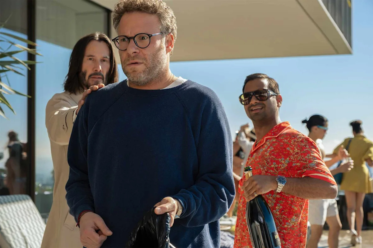 Aziz Ansari's struggling gig worker discovers he has the life of Seth Rogen's wealthy tech bro in “Good Fortune” script page (exclusive)