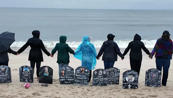 Trail of Truth movement marks 10th anniversary with a moving beachside display on Long Island