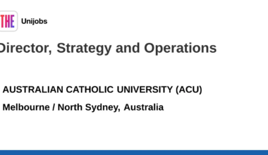 Director, Strategy and Operations job with AUSTRALIAN CATHOLIC UNIVERSITY (ACU)
