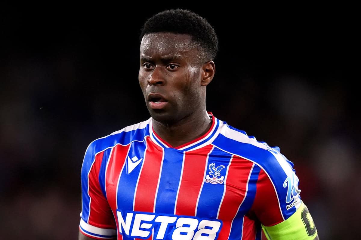 Marc Guehi in action for Palace (John Walton/PA)