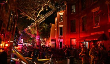 Sunday night blaze in Brooklyn injures seven people, including firefighters, in Brooklyn