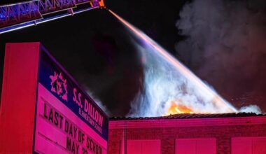 Fire guts vacant Fort Worth building that once housed elementary school, draws 80-plus firefighters