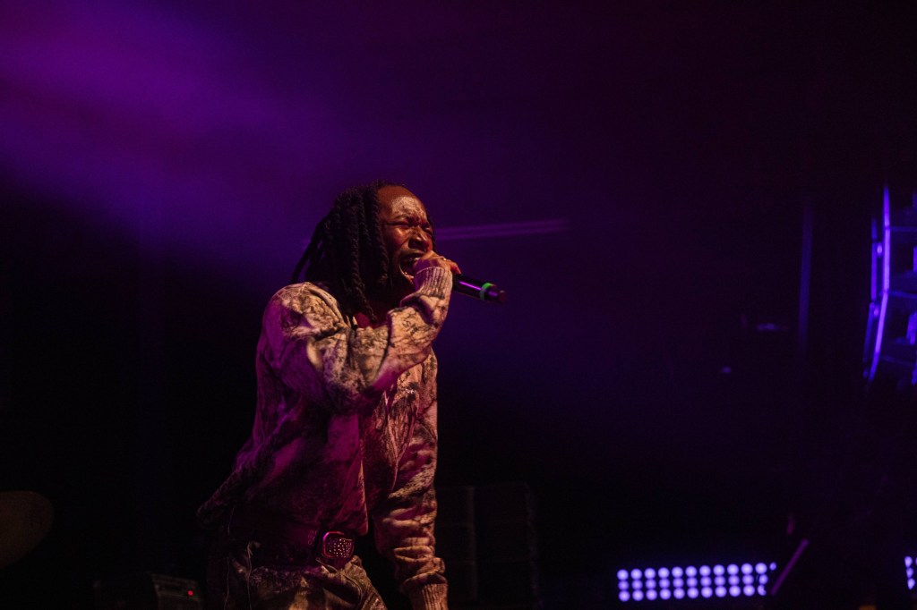 Man performing on stage