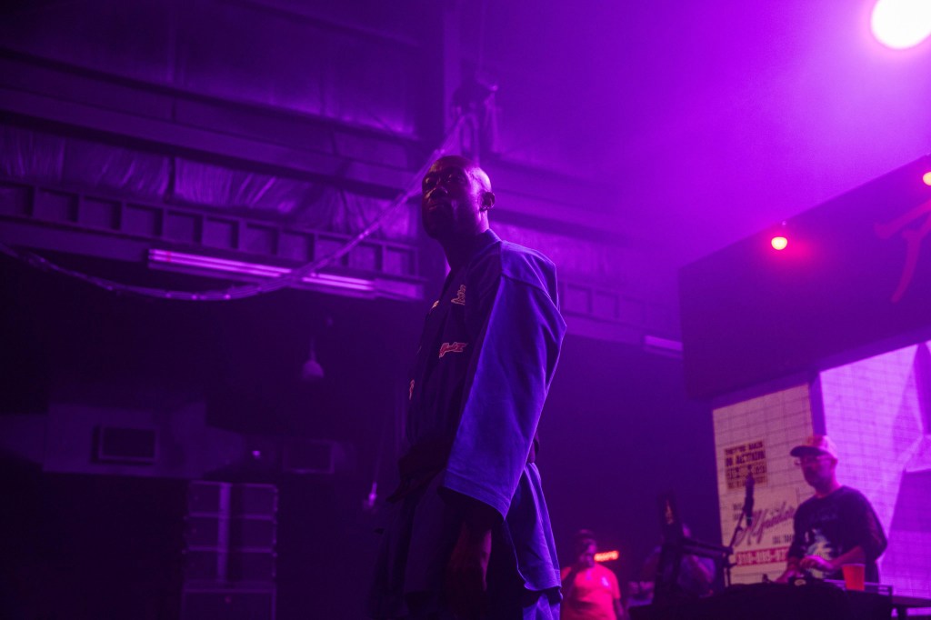 Man performing on stage