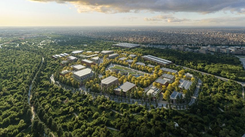 View over Baghdad Sustainable Forests in Iraq