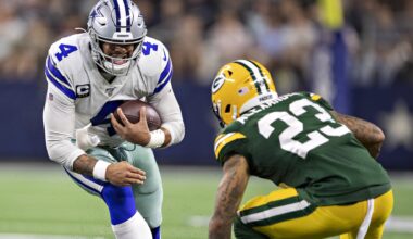 Preview of Sunday Night Football September 28: Green Bay vs. Dallas