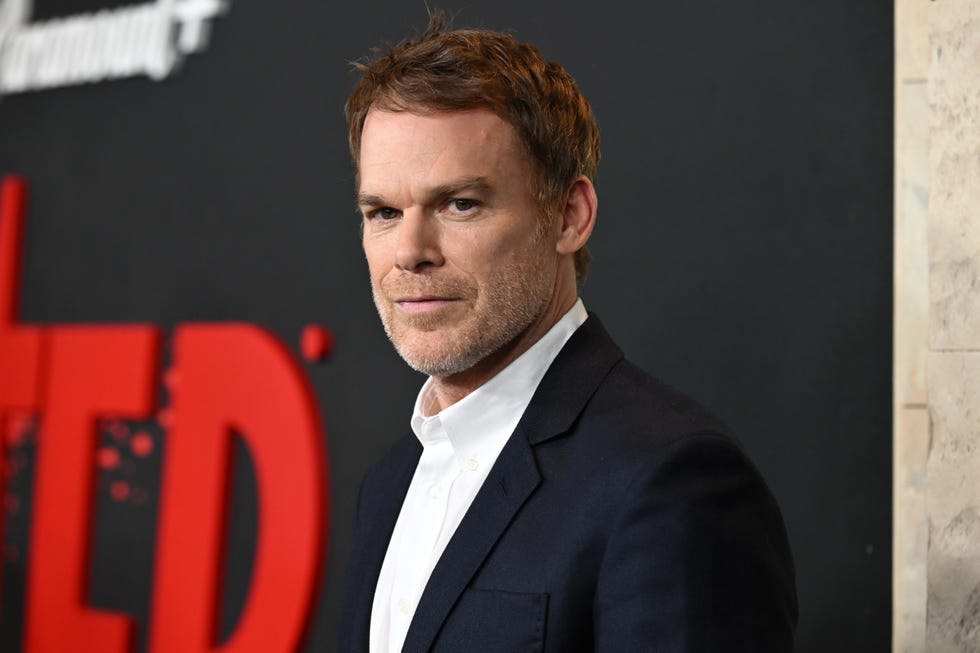 new york, new york july 09: michael c. hall attends the dexter: resurrection world premiere in ny at alice tully hall on july 09, 2025 in new york city. (photo by noam galai/getty images for paramount+)