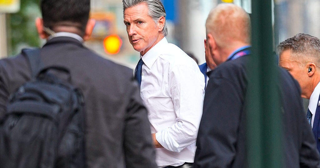 California Gov. Gavin Newsom tells Stephen Colbert "I fear we will not have an election in 2028 unless we wake up"